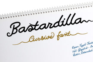 Bastardilla: A Handwritten Font for Crafters and Shop Owners