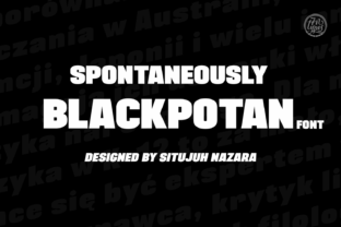 Blackplotan: A Bold Sans Serif Font for Digital Headlines