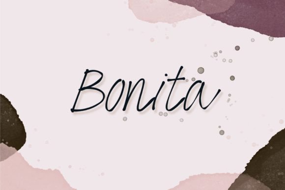 Bonita Font: A Beautiful Italic Script for Crafters & Makers