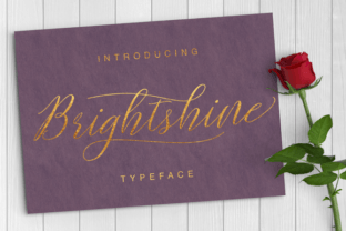 Brightshine: The Elegant Script Font for Crafts and Printables