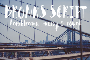 Bronks Script: The Bold, Messy Font That Commands Attention