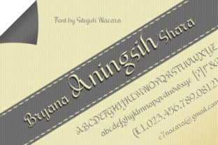 Bryana Aningsih Shara, A Font for Editorial Authenticity