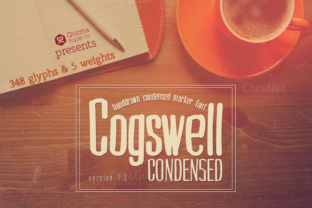 Cogswell Condensed: A Vintage Font for Modern Campaigns