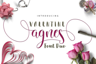 Elevating Campaign Design with Valentine Agnes Font Duo
