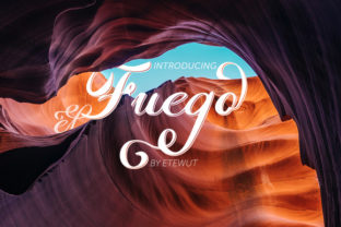 Fuego Font: A Script Handwritten Typeface for Campaign Designers