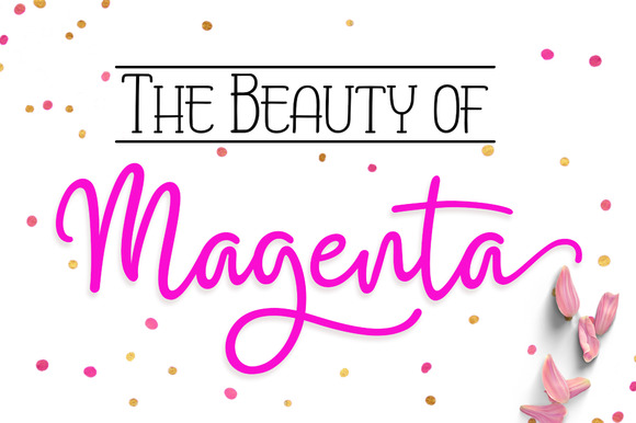 How the Magenta Font Elevates Your Brand's Visual Story