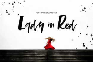 Lady in Red: A Bold Font for Editorial Storytelling