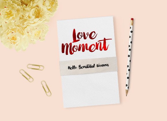 Love Moment: The Detailed Script Font for Elegant Branding