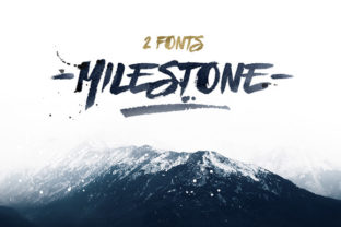 Milestone Font: The Rough Brush Script That Elevates Everyday Branding