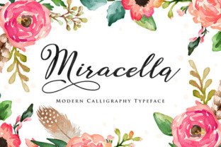 Miracella: A Classic Handwritten Calligraphy Font for Makers