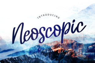 Neoscopic Brush Font Review for Brand Designers