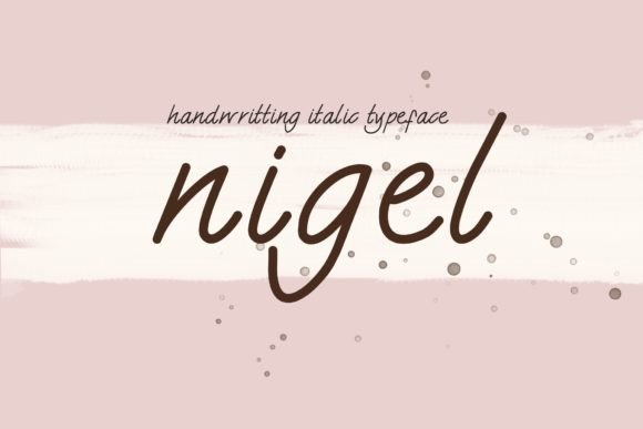 Nigel: A Casual, Pen-Inspired Script Font for Brands