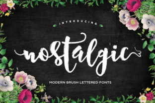 Nostalgic Script: A Modern Brush Font for Creative Branding