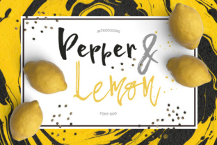 Pepper Lemon: A Typographic Duo for Editorial Identity