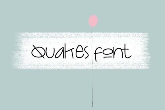 Quakes Font: A Handwritten Script for Modern Marketing