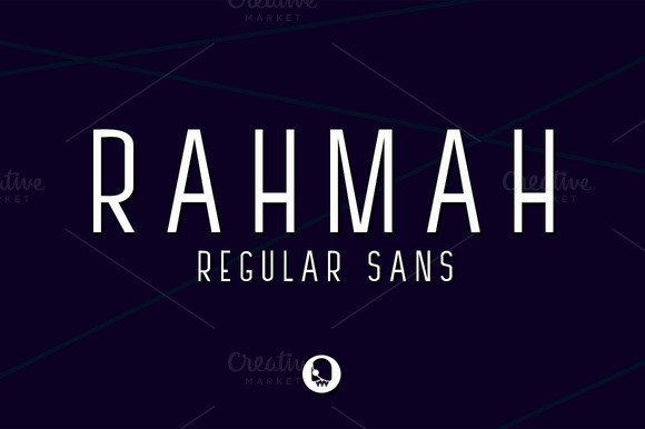 Rahmah Sans: The Modern Condensed Font for Marketing & Social Media