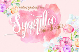 Syaqilla Handmade: A Script Font for Editorial Content