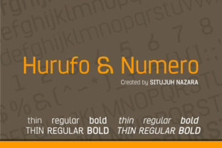 The Hurufo Numero Font: A Craftsman's Tool for Beautiful Products