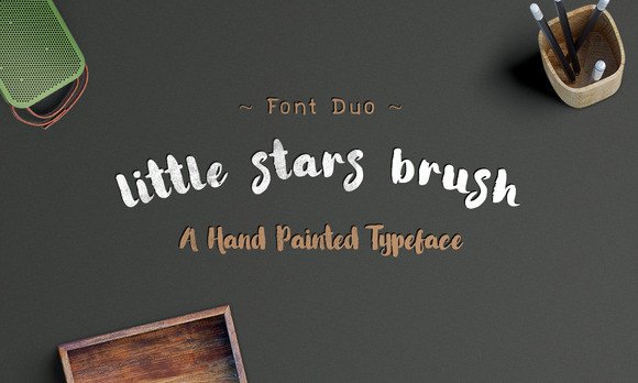 The Little Stars Brush Font for Friendly Business Branding