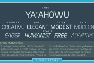 Yaahowu: A Sans Serif Font Packed with Personality